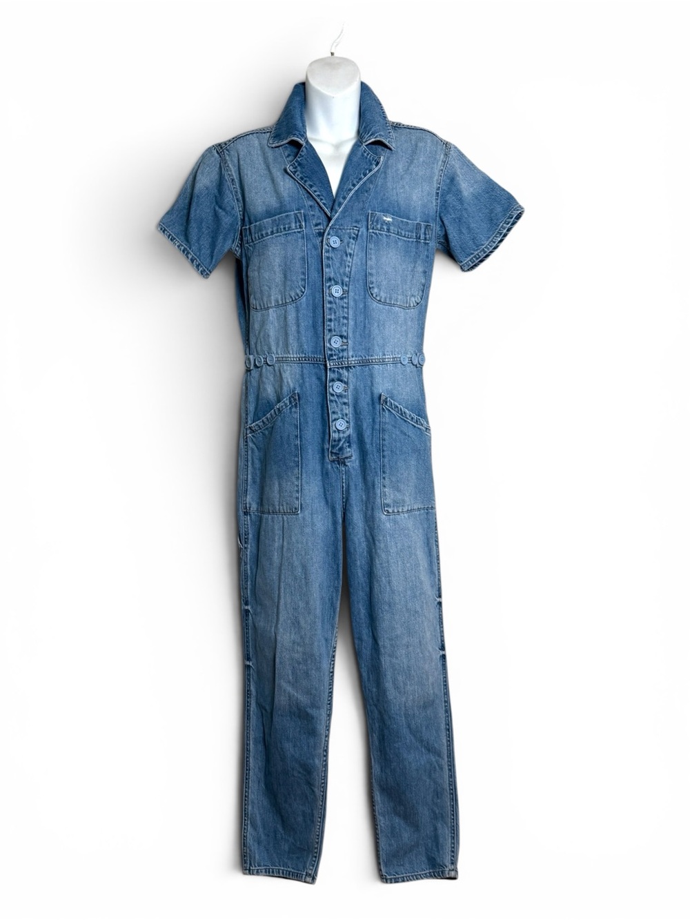 Pistola Grover jumpsuit denim short sleeve size XS